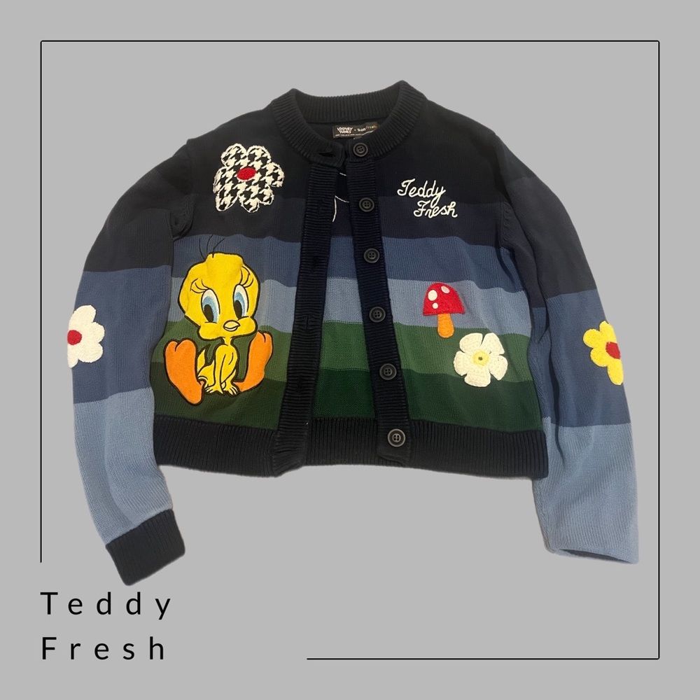Teddy Fresh TF x Looney Tunes Women's Tweety Cardigan